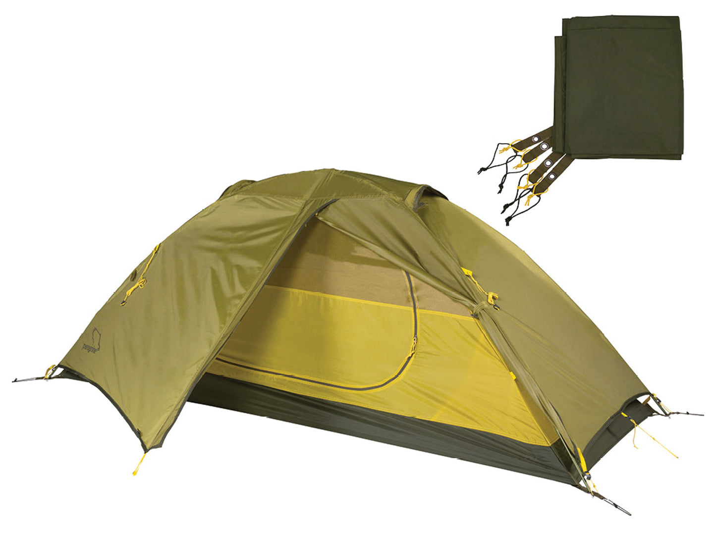 Peregrine Gannet 1 Person Tent with Gear Loft Theater