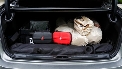 RHINO RESCUE Mini First Aid Kit: Small, Waterproof, Portable. Essential for Travel, Home, Car, Camping.