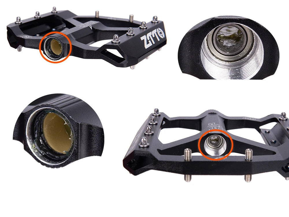 ZTTO Aluminum Alloy 12mm Axle Mountain Bike Pedals